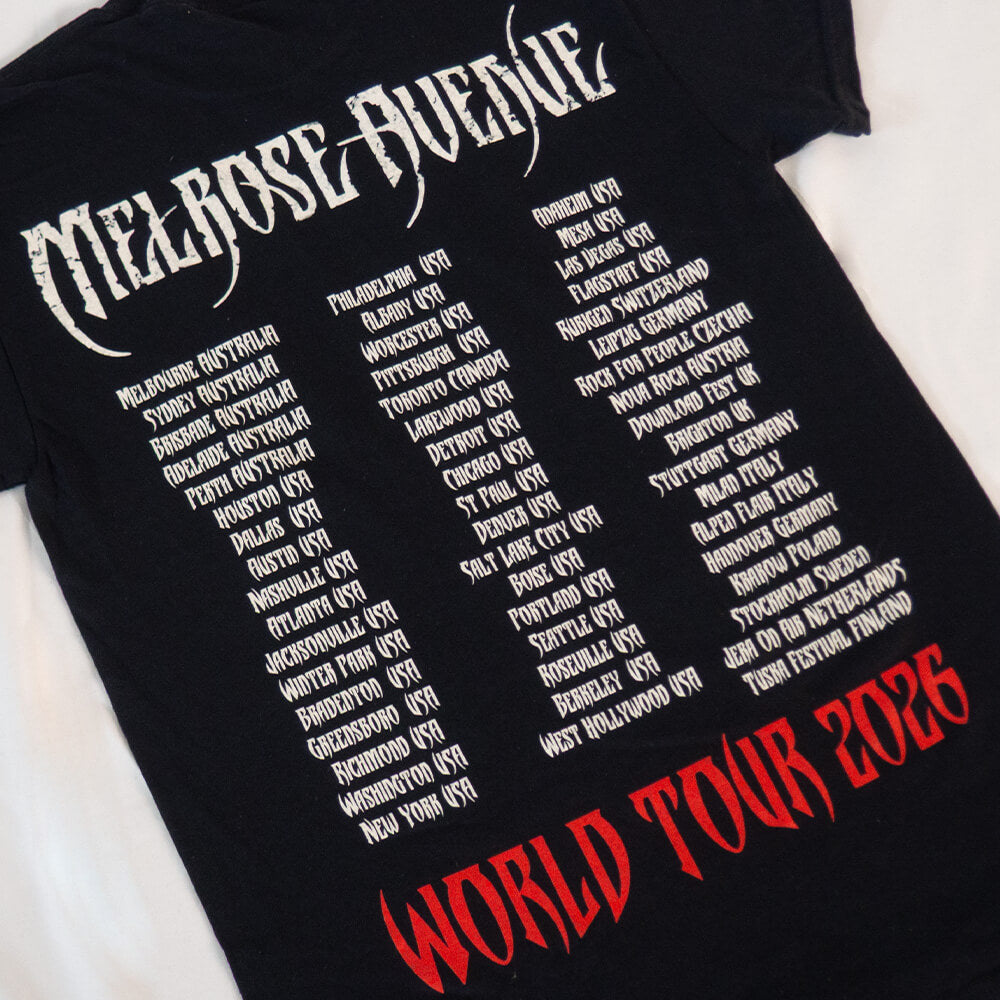 World Tour 2026 Tee - Black
