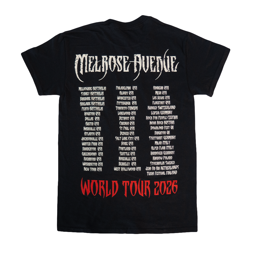 World Tour 2026 Tee - Black